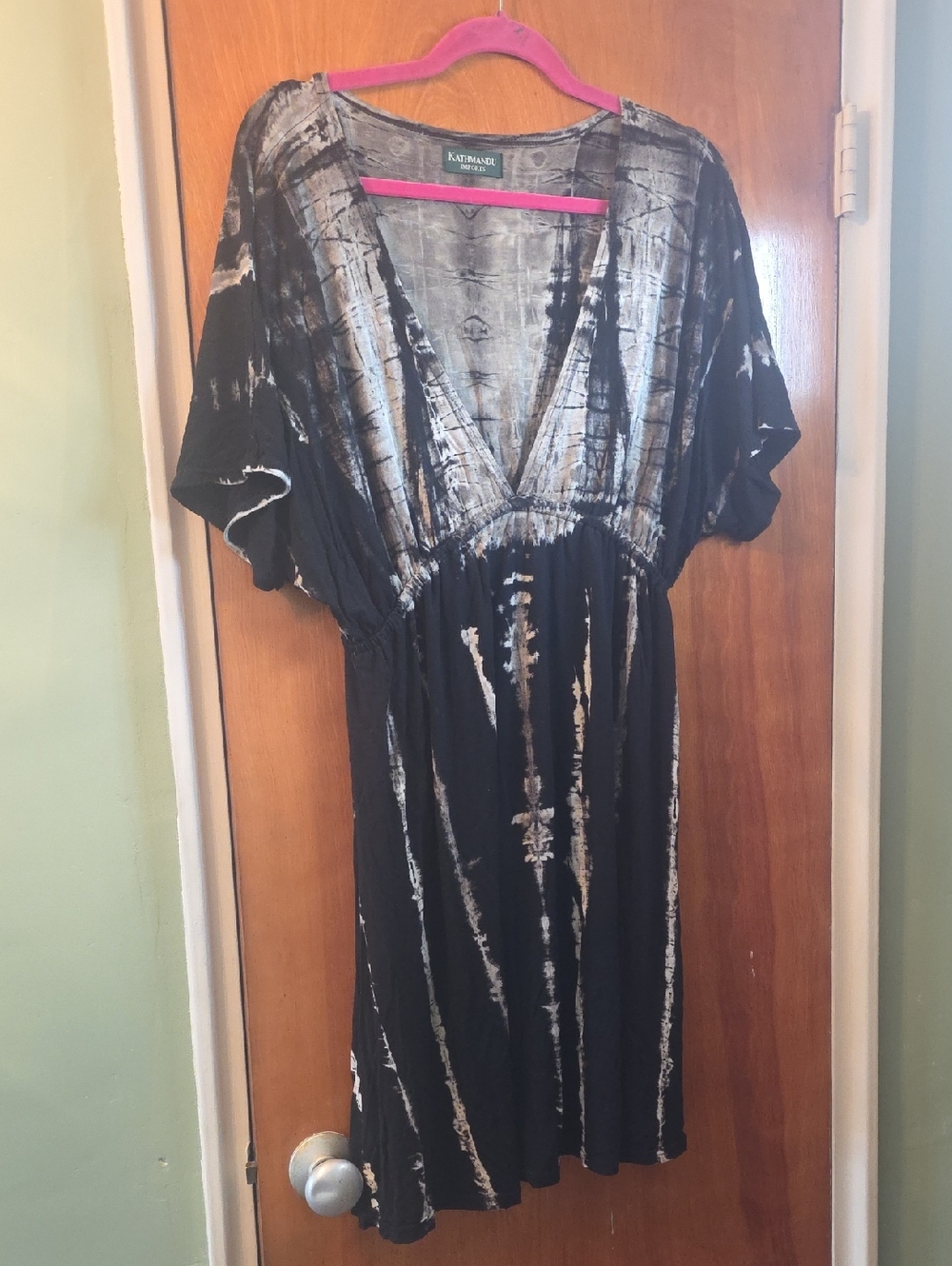 Bohemian-style tie-dye dress from Kathmandu Imports